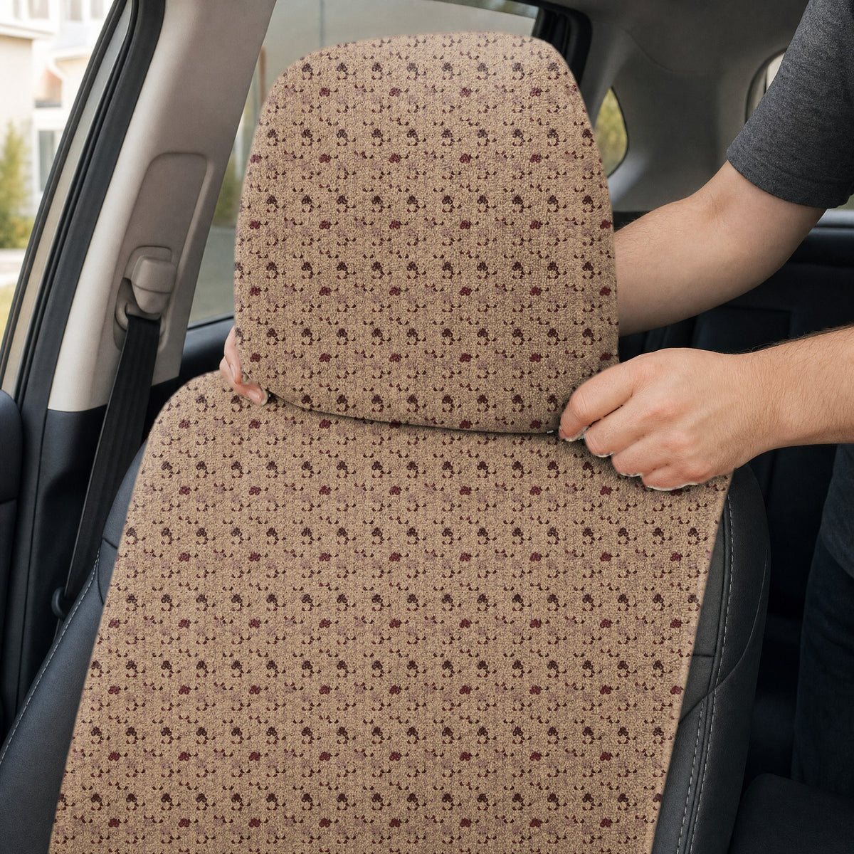 Wild West Full-Size Towel & Car Seat Cover - Headrest Pocket