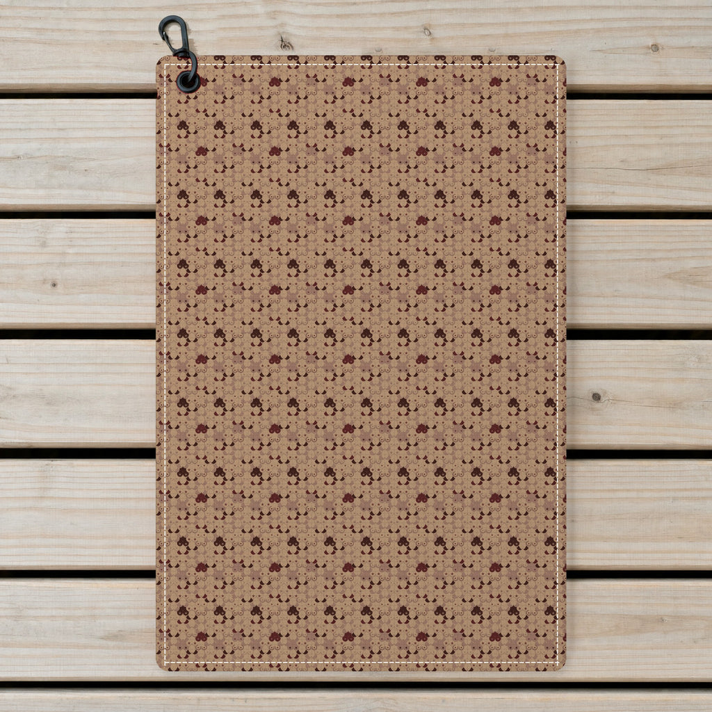 Wild West Golf Towel - Laid Flat