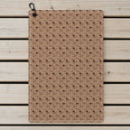 Wild West Golf Towel - Laid Flat
