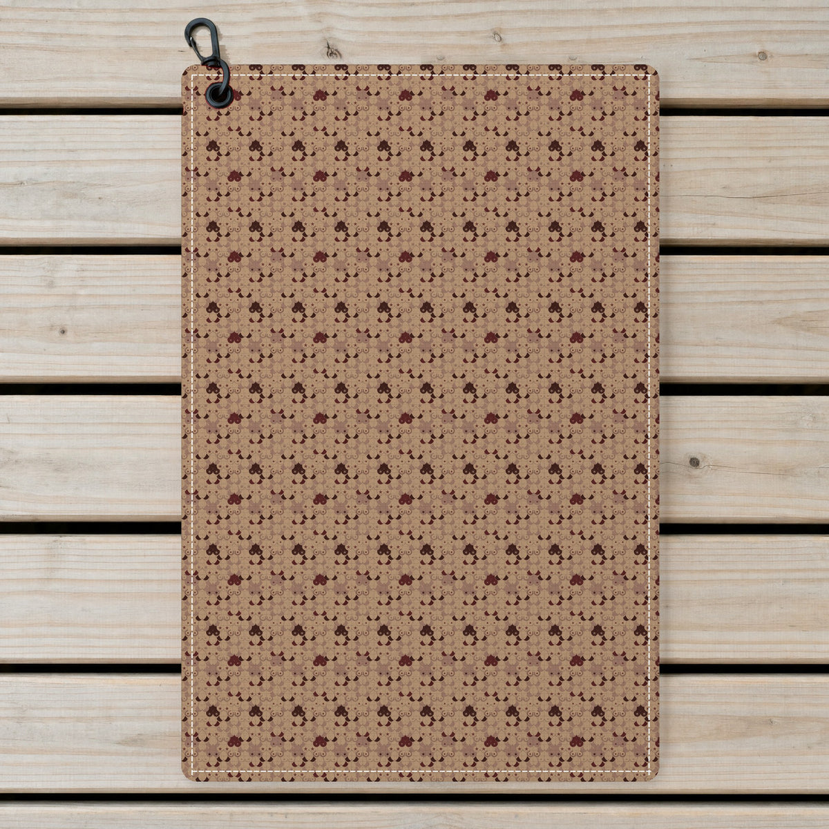 Wild West Golf Towel - Laid Flat