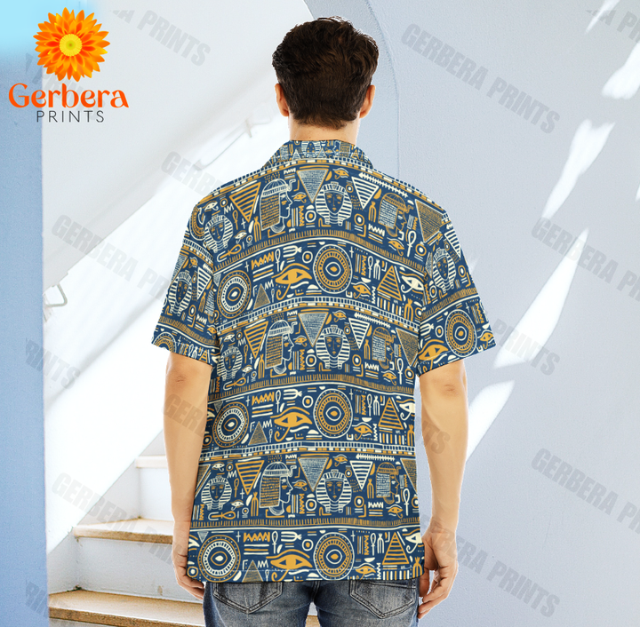 Ancient Egyptian Tribal Aloha Hawaiian Shirts For Men And For Women WT6785
