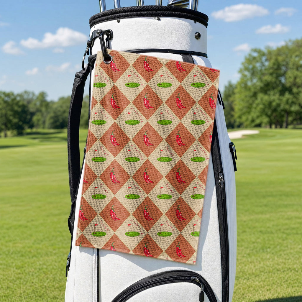 You're a Hottie Golf Towel - Hanging on a Golf Bag