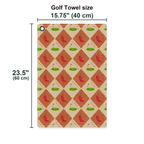 You're a Hottie Golf Towel - Size Chart