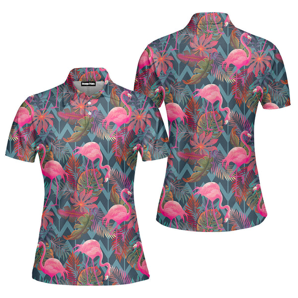 Aloha Adventure To The Beach Polo Shirt For Women