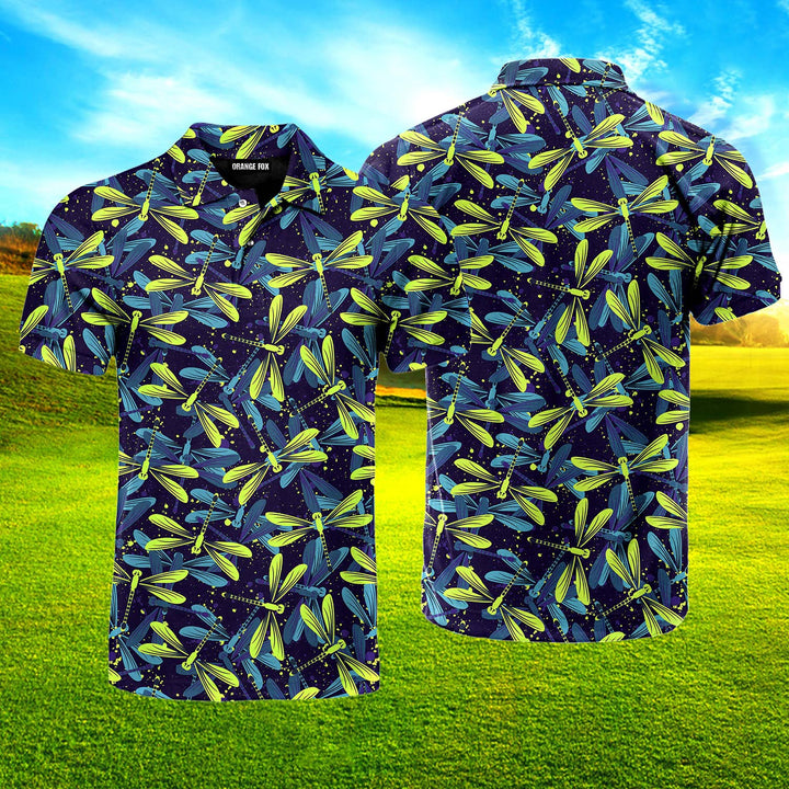 Amazing Dragonfly Love Summer Vibes Polo Shirt For Men