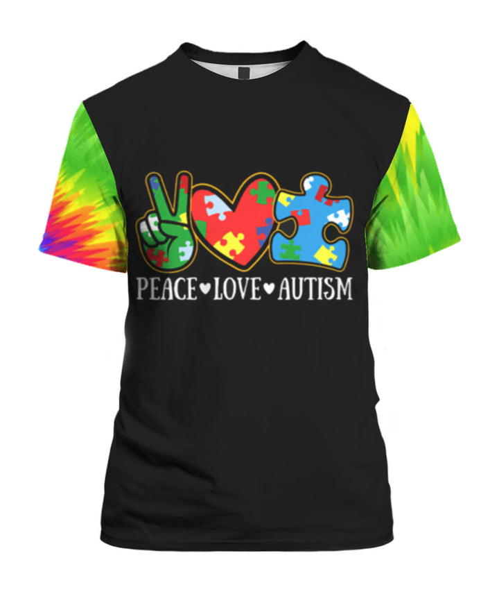Hippie Peace Love Choose Kindness Colorful Puzzle All Over Print For Men & Women HP1084