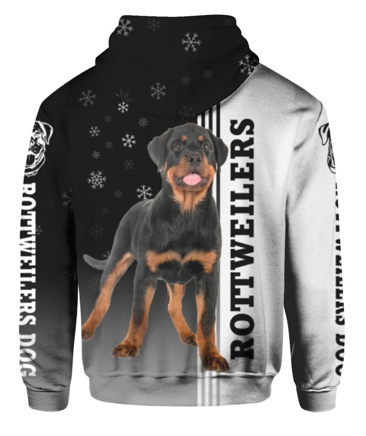 Awesome Rottweilers Dog 3D All Over Print | Unisex | Adult | HP1779-Gerbera Prints.