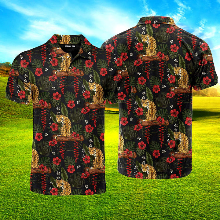 Be A Jungle Tiger Not A Zoo Tiger Polo Shirt For Men