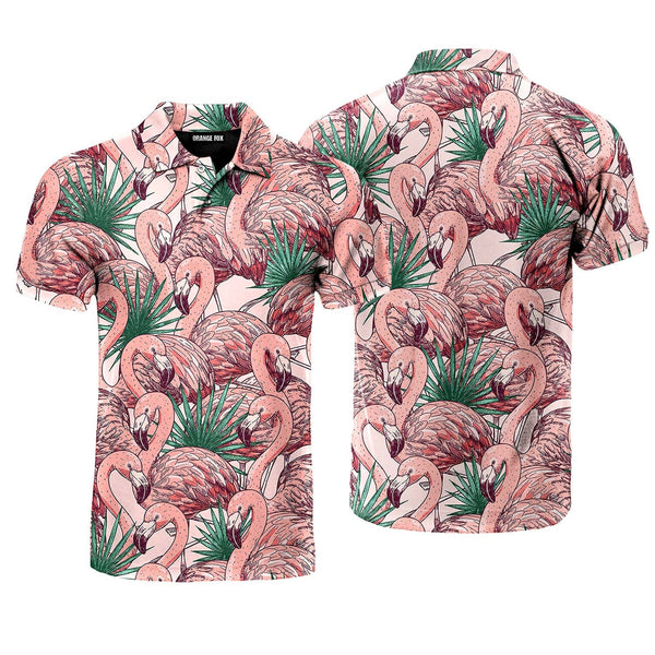 Be Fabulous Like A Flamingo Polo Shirt For Men