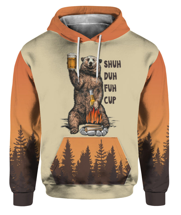Bear Shuh Duh Fuh Cup 3D All Over Print | Unisex | Adult | HP1079-Gerbera Prints.