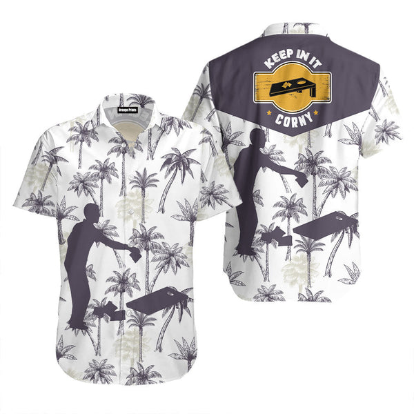 Cornhole Keep In It Corny Hawaiian Shirt For Men & Women