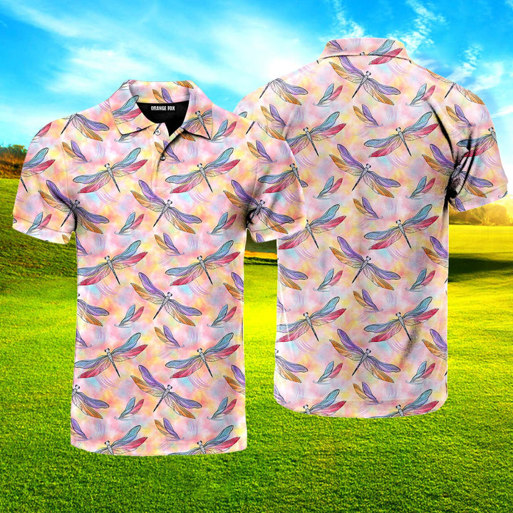 Dragonfly Aesthetic Polo Shirt For Men