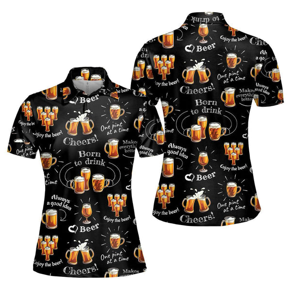 Enjoy The Beer Polo Shirt For Women