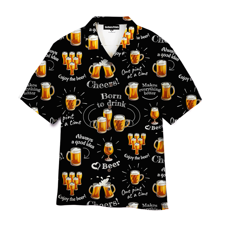 Oktoberfest Enjoy The Beer Tropical Black Aloha Hawaiian Shirts For Men And For Women WT1670