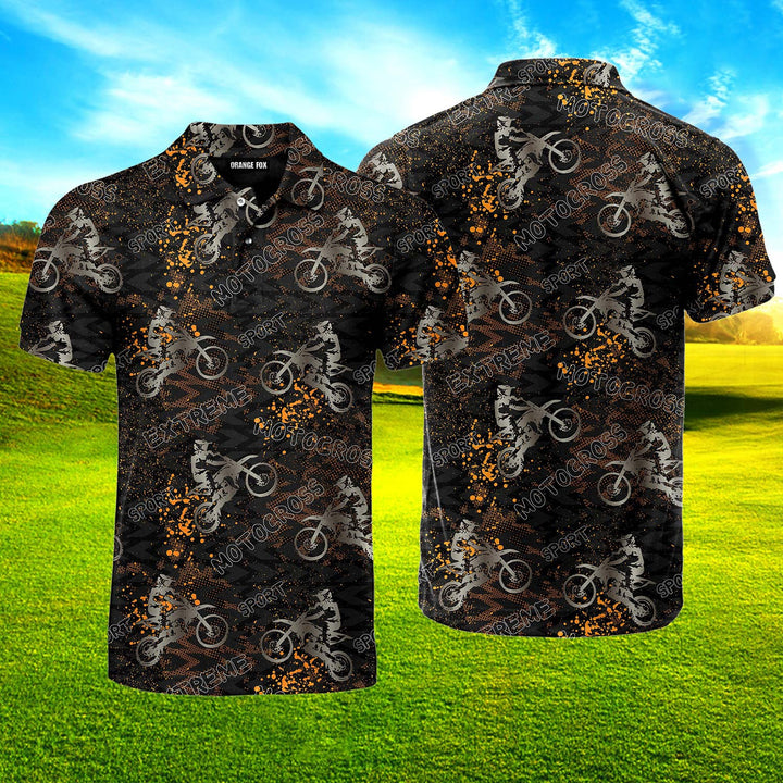 Freedom Is Full Tank Motocycle Polo Shirt For Men