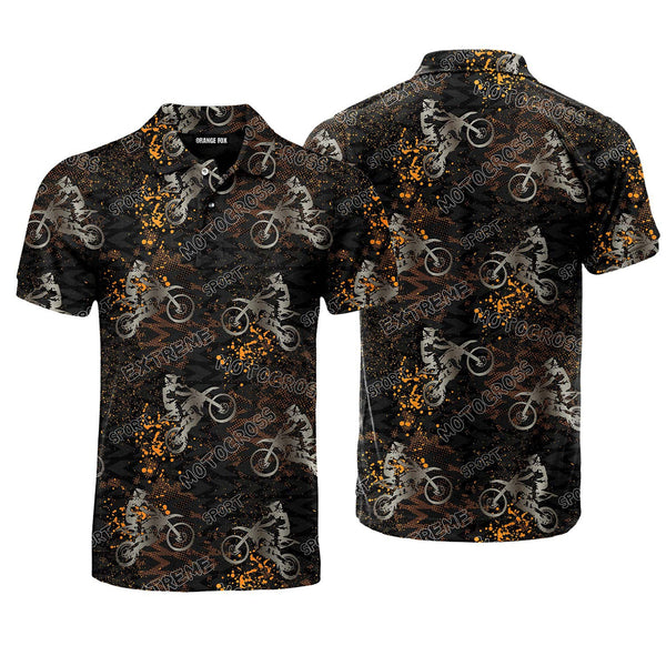 Freedom Is Full Tank Motocycle Polo Shirt For Men