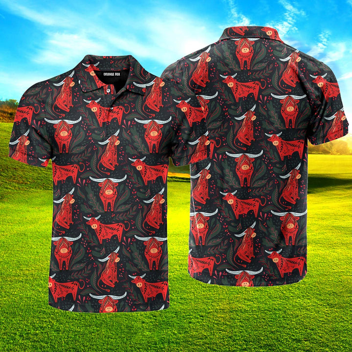 Funny Red Bulls Polo Shirt For Men