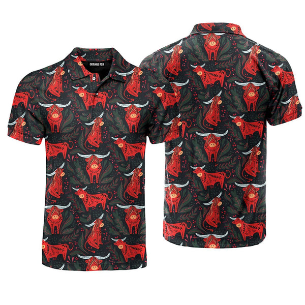 Funny Red Bulls Polo Shirt For Men