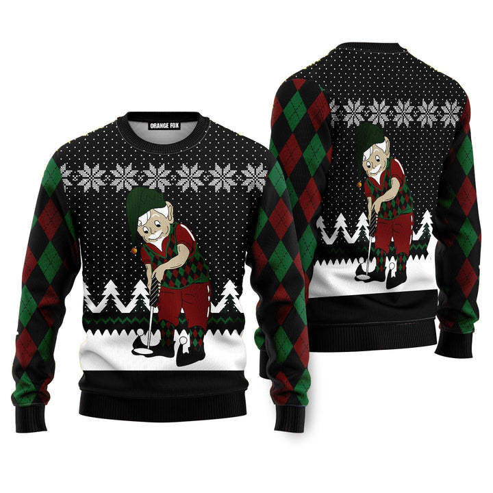 Golf Lover Ugly Christmas Sweater For Men & Women