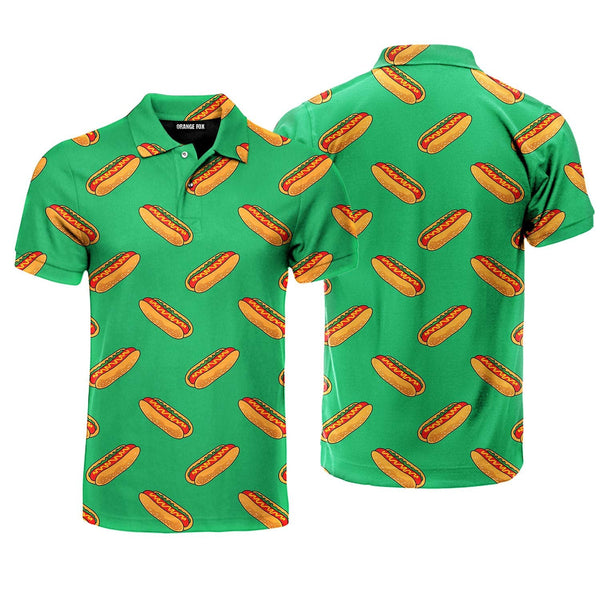 Green Hotdogs Polo Shirt For Men