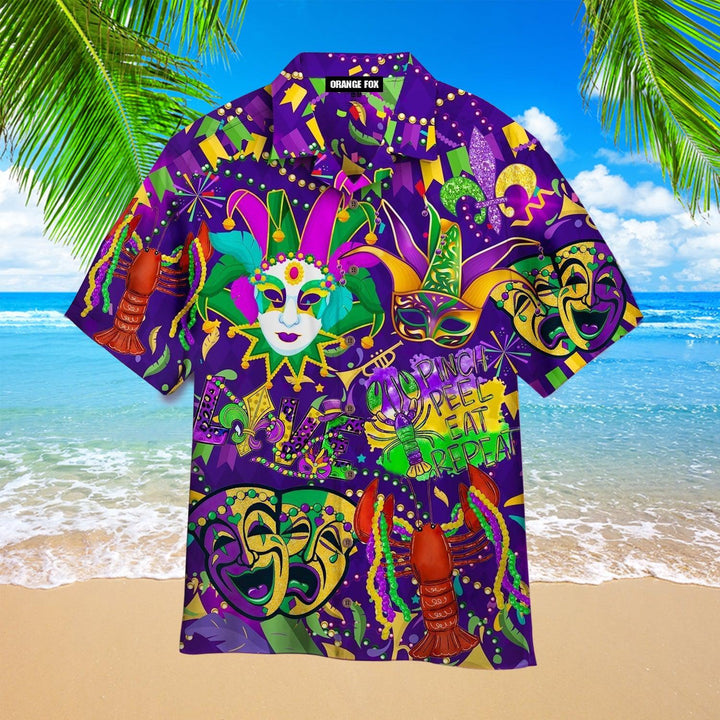 Happy Mardi Gras Hawaiian Shirt For Men & Women