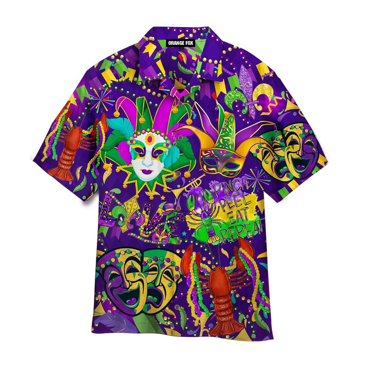 Happy Mardi Gras Hawaiian Shirt For Men & Women