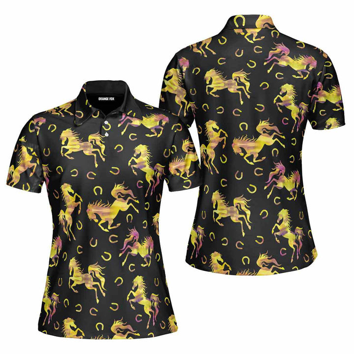 Horse Racing - Gift For Horse Racers - Kentucky Derby Polo Shirt For Women