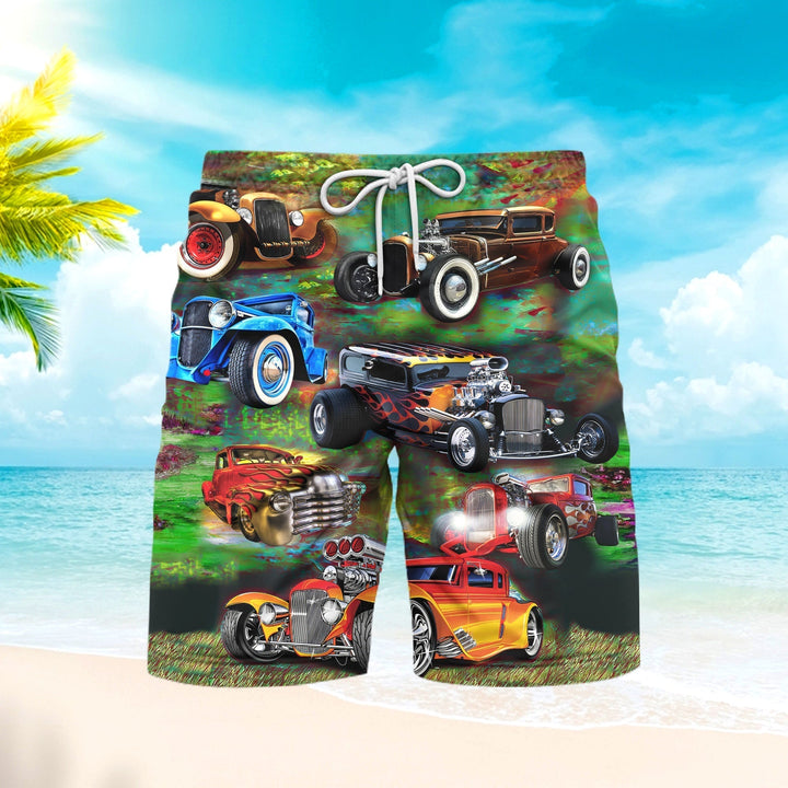 Hot Rod Beach Shorts For Men