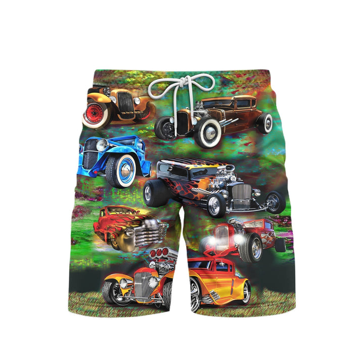 Hot Rod Beach Shorts For Men