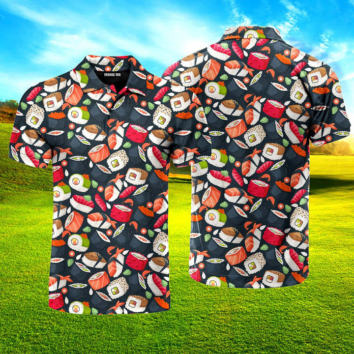 Japanese Sushi Polo Shirt For Men