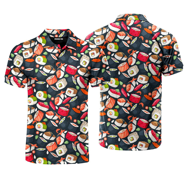 Japanese Sushi Polo Shirt For Men