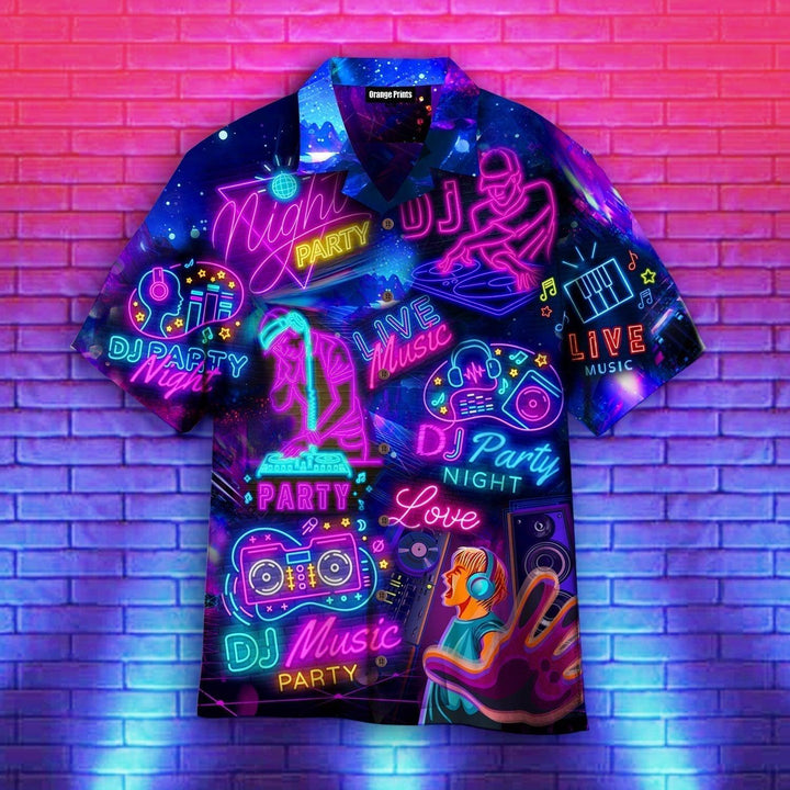 Life Is Better With DJ Neon Music Party Hawaiian Shirt For Men & Women