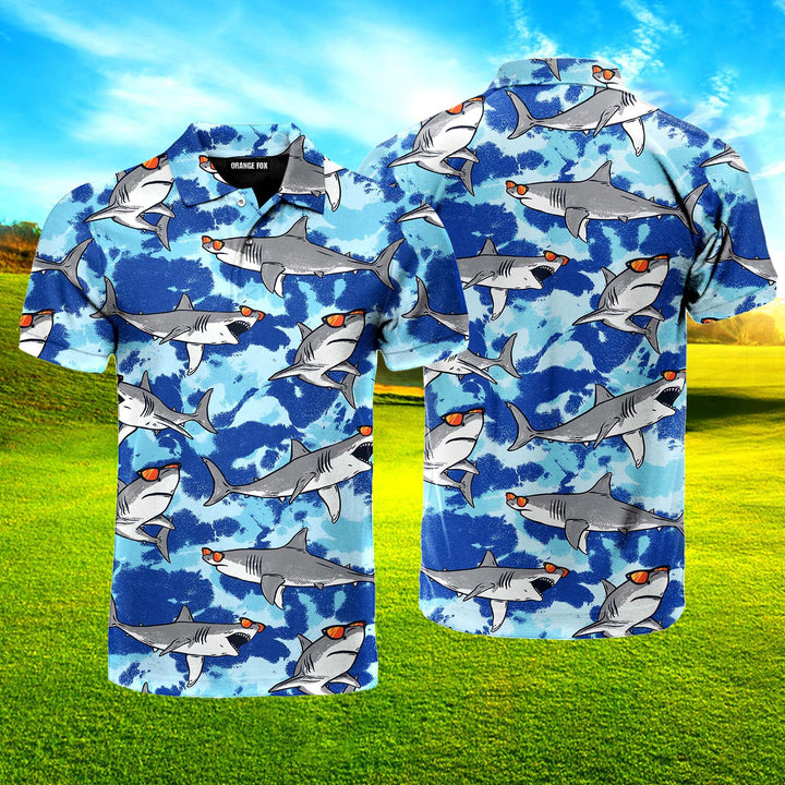 Love Shark Polo Shirt For Men