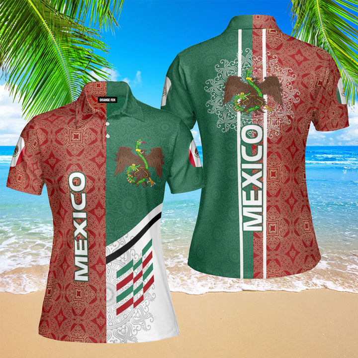 Mexico Proud Polo Shirt For Women