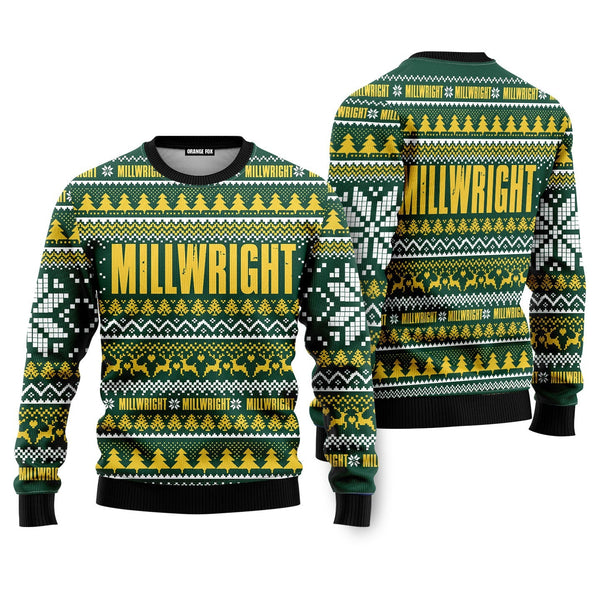 Millwright Happy Ugly Christmas Sweater For Men & Women