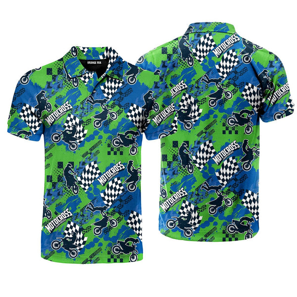 Motocross Championship Polo Shirt For Men