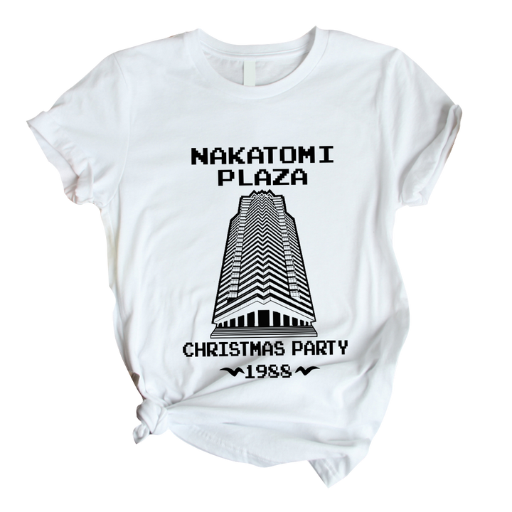 Nakatomi Plaza 1988 T Shirt | For Men & Women | H7433-Popular Tee - Unisex-Gerbera Prints.