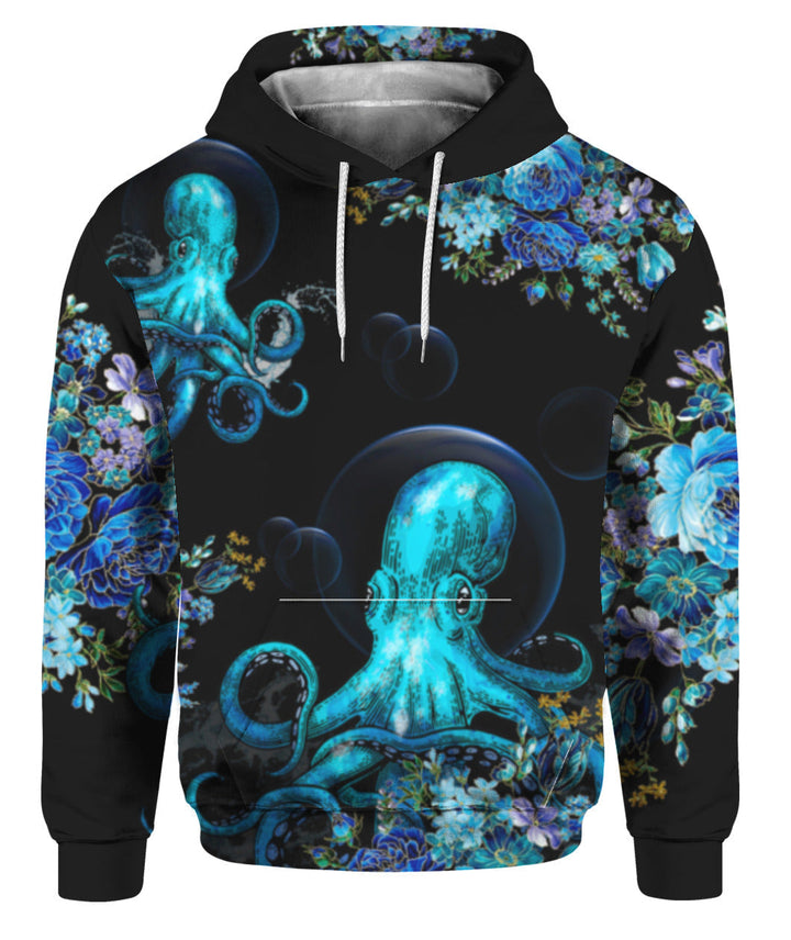 Octopus Flower 3D All Over Print | Unisex | Adult | HP1962-Gerbera Prints.