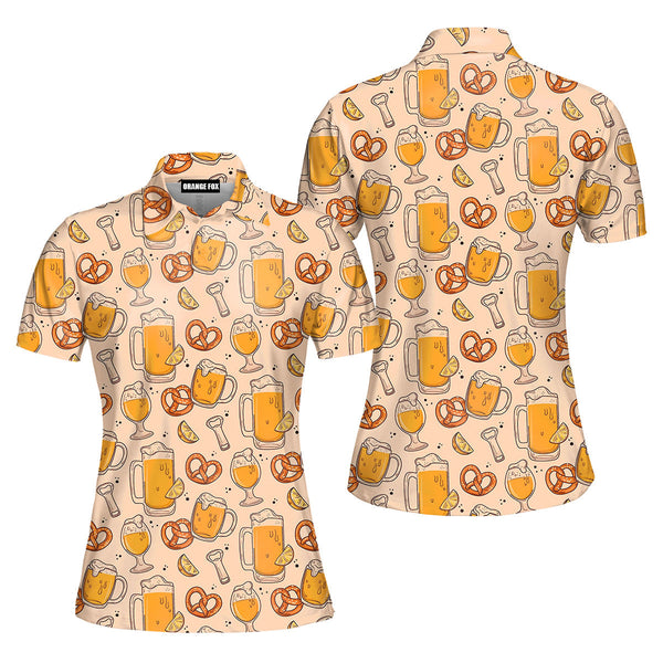 Oktoberfest - Gift for Women, Beer Lovers, Festival Lovers - Beer Pretzels Oktoberfest Polo Shirt