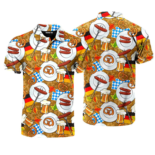 Oktoberfest Happy Beer Day Polo Shirt For Men