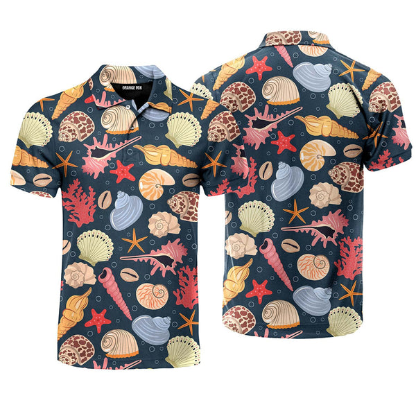 Ocean Every Seashell Has A Story Polo Shirt For Men