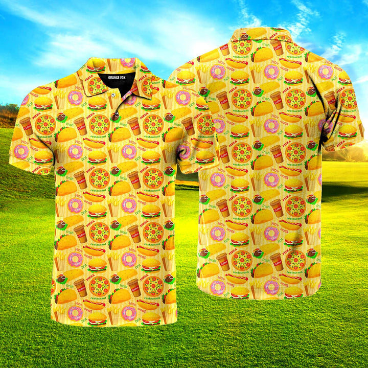 Life Is Better With Fast Food Polo Shirt For Men