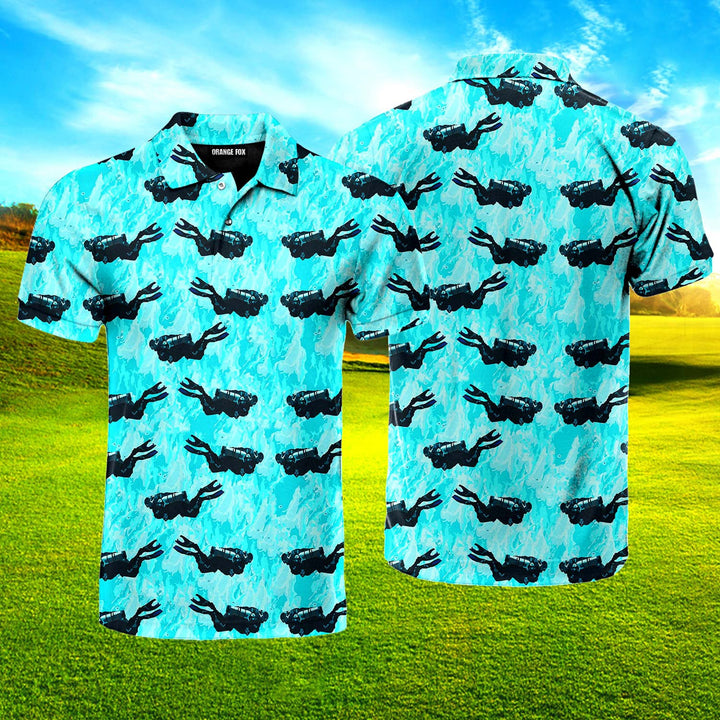 Scuba Diving Polo Shirt For Men