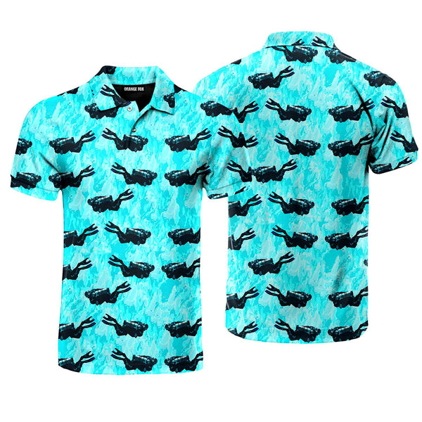 Scuba Diving Polo Shirt For Men