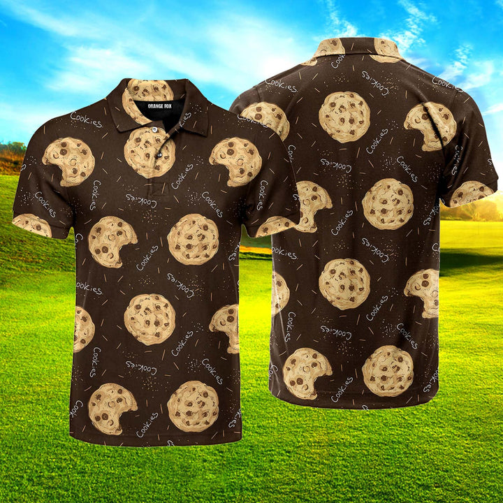 Chocolate Chip Cookies Polo Shirt For Men