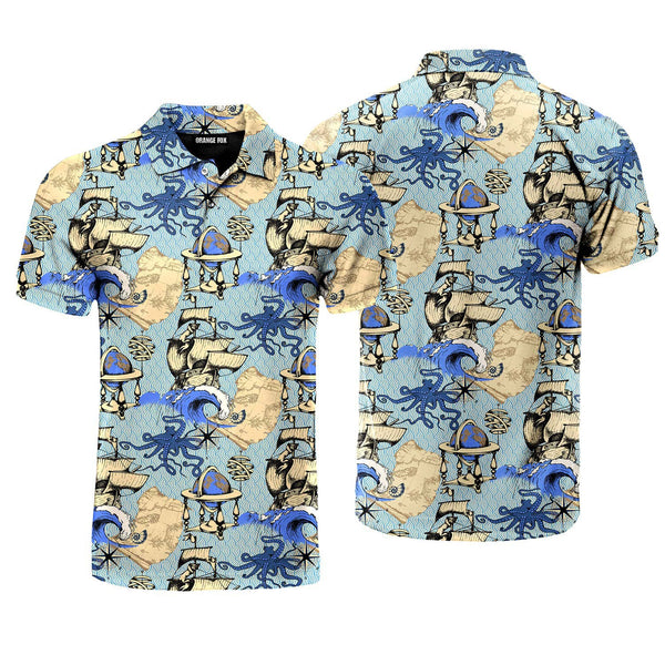 Sea Voyages Polo Shirt For Men