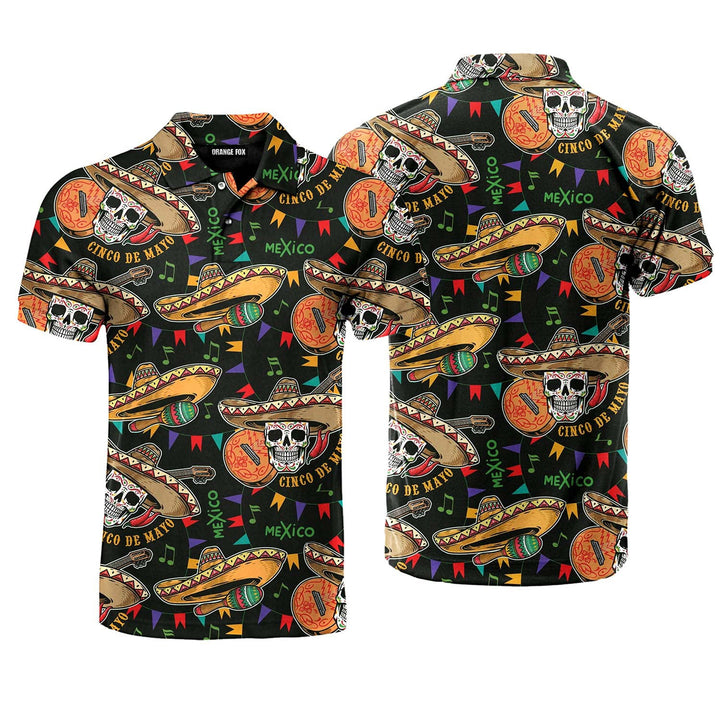 Cinco De Mayo Fiesta Mexican Polo Shirt For Men