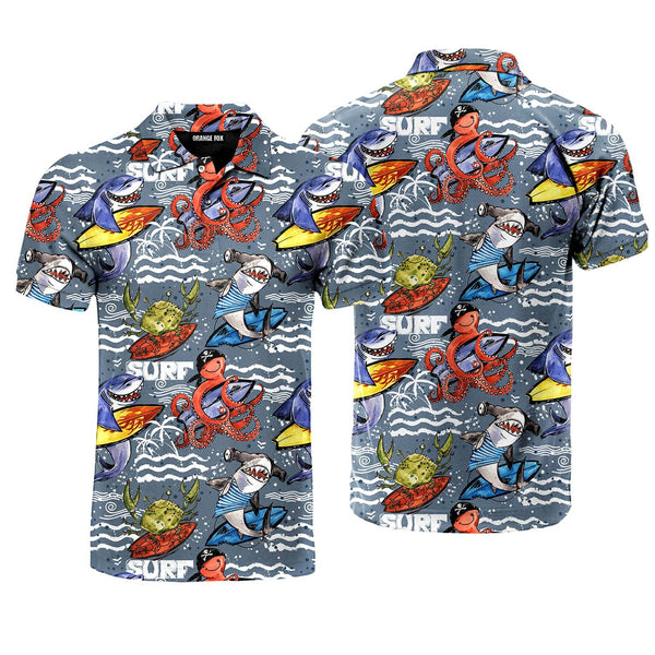 Fun Surf Polo Shirt For Men