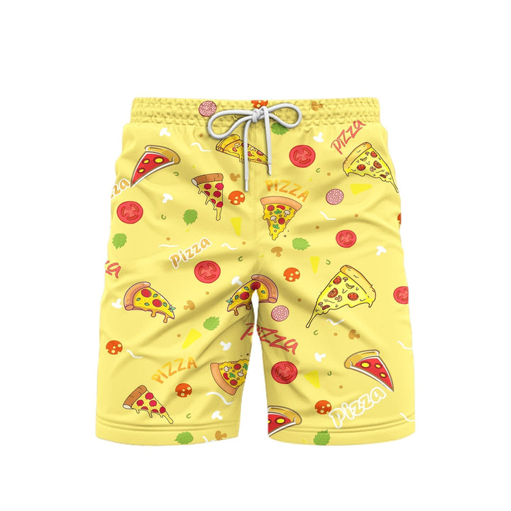 Pizza Lover Beach Shorts For Men