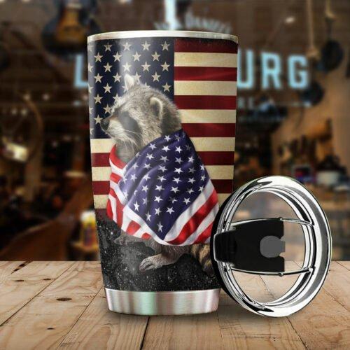 Raccoon American Stainless Steel Tumbler Cup | Travel Mug | TC3552